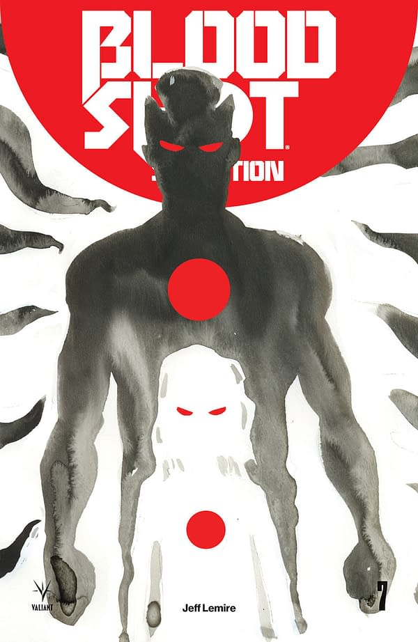 Bloodshot Salvation #7 cover by Jeff Lemire