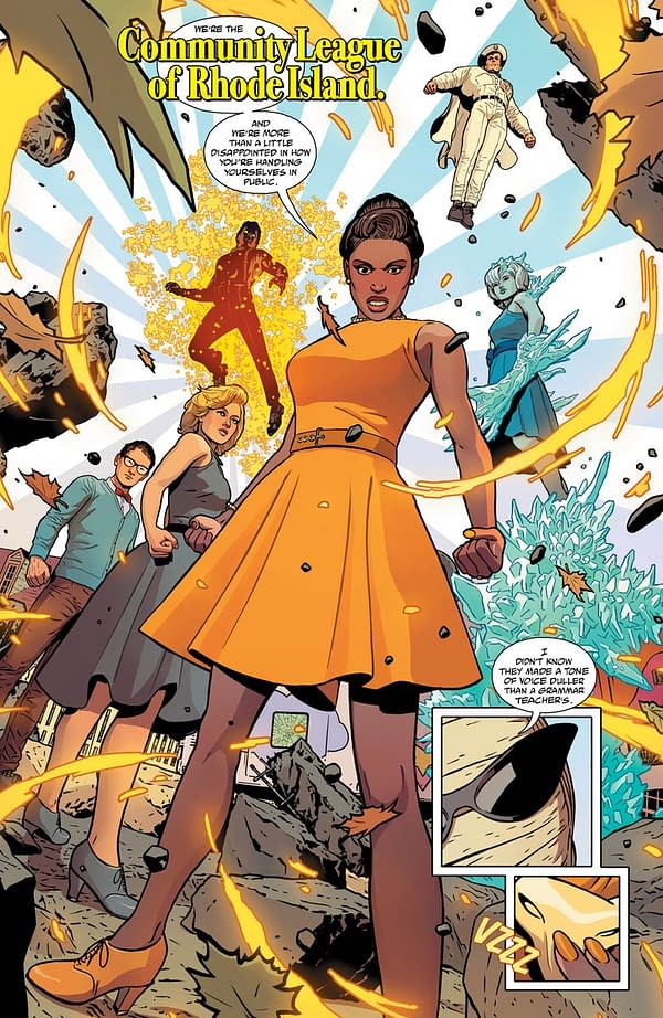 JLA/Doom Patrol Special #1 art by Aco, Tamra Bonvillain, and Marissa Louise