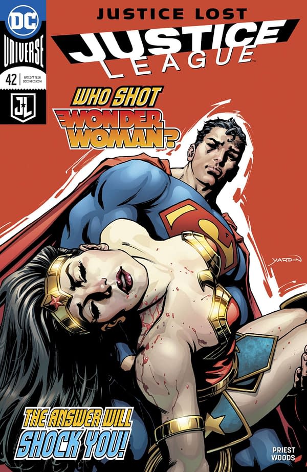 DC Comics Asks 'Who Shot Wonder Woman?' and Promises the Answer Will Shock You