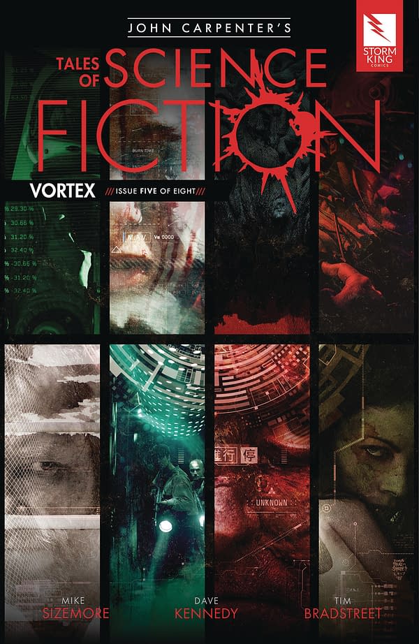 John Carpenter's Tales of Science Fiction: Vortex #5 cover by Tim Bradstreet