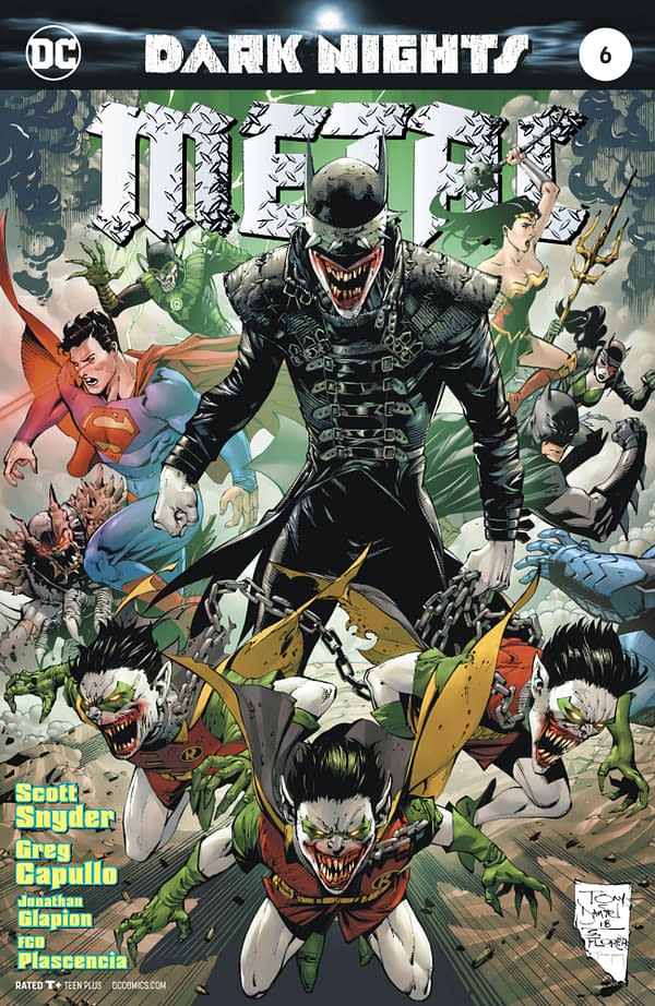 Jim Lee's and Tony S. Daniel's Covers for Dark Knights: Metal #6