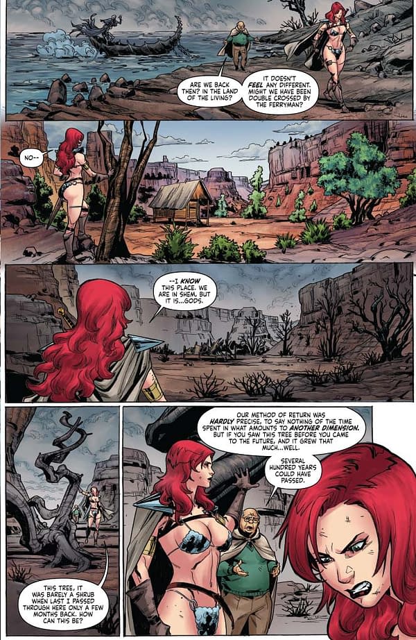 Writer's Commentary: Erik Burnham Talks Red Sonja #14