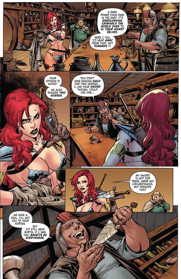 Writer's Commentary: Erik Burnham Talks Red Sonja #14