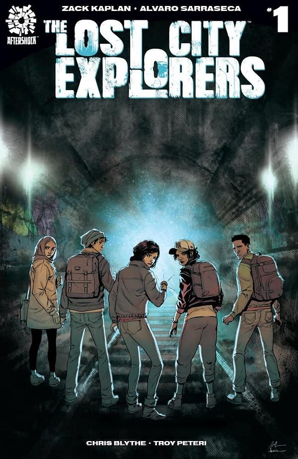 The Lost City Explorers #1 cover by Rafael de la Torre and Marcelo Maiolo