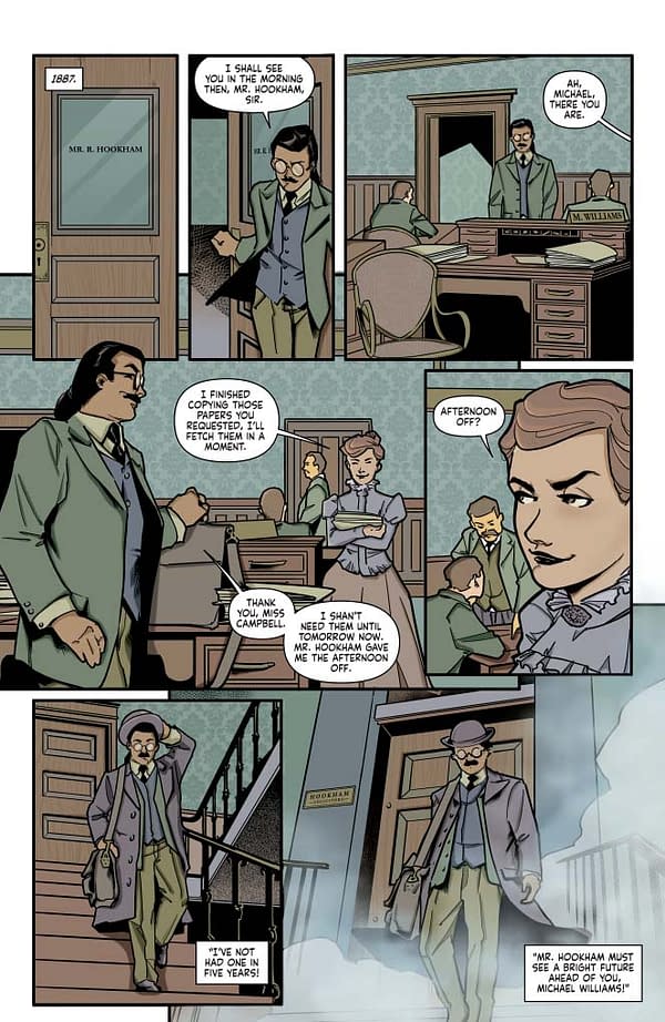 Writer's Commentary &#8211; Leah Moore Talks Sherlock Holmes: The Vanishing Man #1