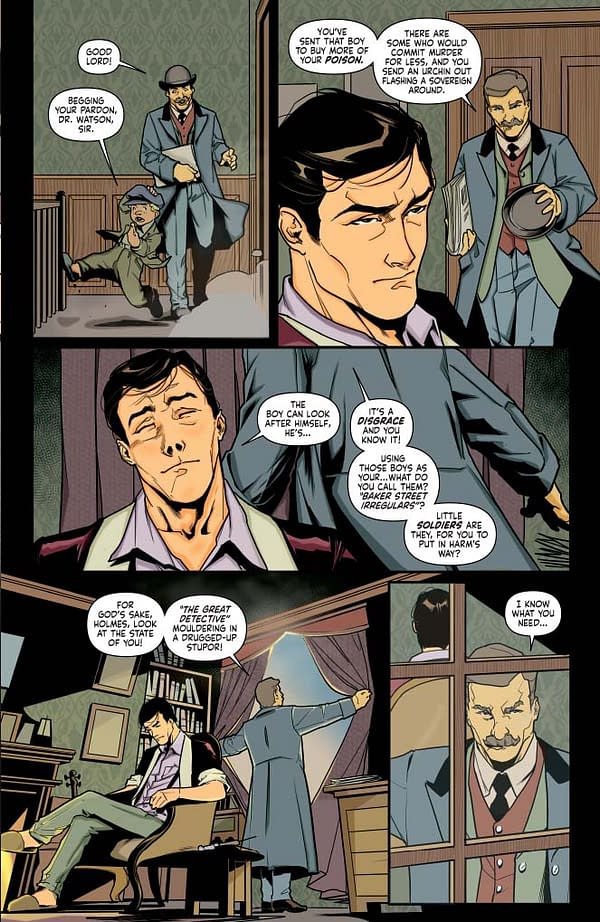 Writer's Commentary &#8211; Leah Moore Talks Sherlock Holmes: The Vanishing Man #1