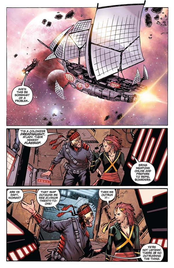Writer's Commentary &#8211; Marc Guggenheim Talks Swashbucklers: The Saga Continues #2