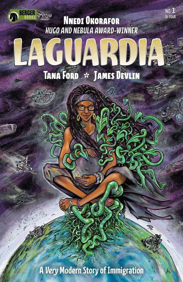Nnedi Okorafor and Tana Ford Launch New Comic 'LaGuardia' at Berger Books