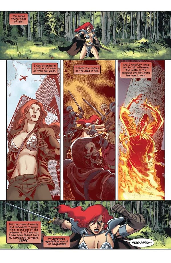 Writer's Commentary: Erik Burnham Talks Red Sonja Vol. 4 #17