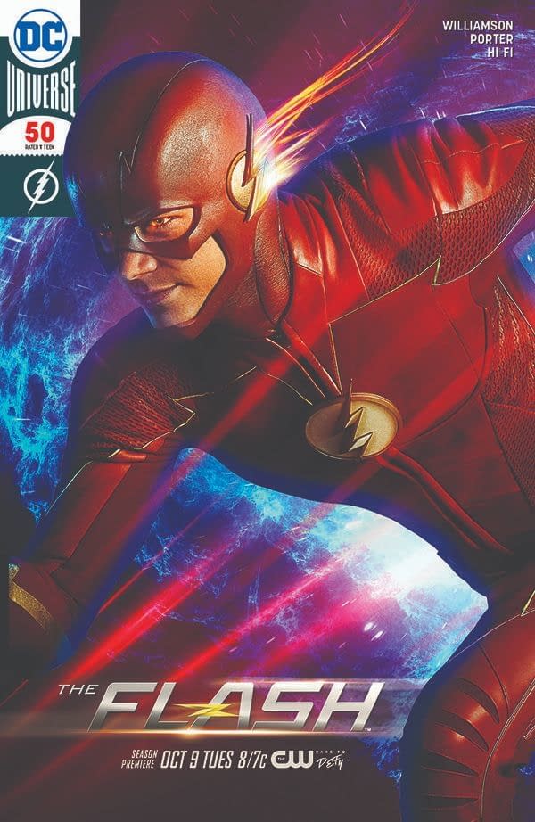Grant Gustin on DC Comics' San Diego Comic-Con Exclusive Covers from Graphitti Designs Booth