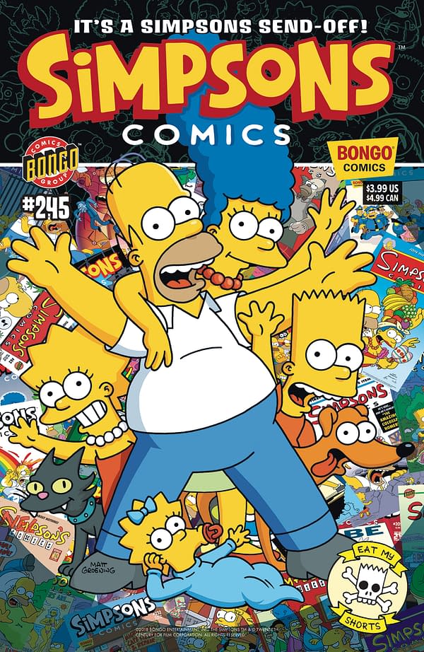 Simpsons comics last issue