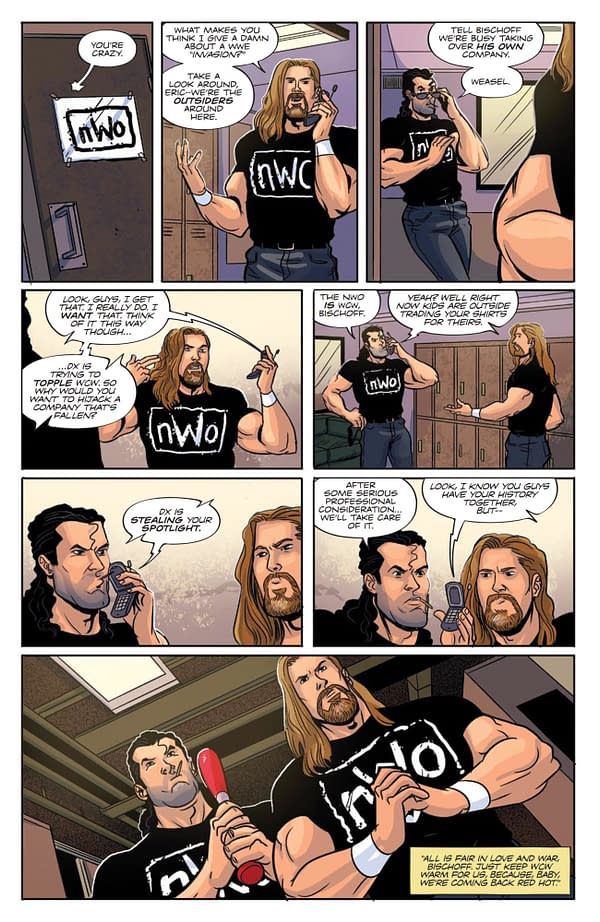 DX Invades WCW Nitro in First Look at WWE Attitude Era Comic