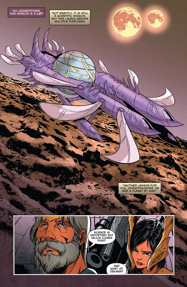 Writer's Commentary: Amy Chu (and Her Interns) on Dejah Thoris #7 from Dynamite