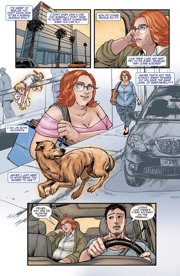 First Look at Lettered Pages for Faith: Dreamside #1