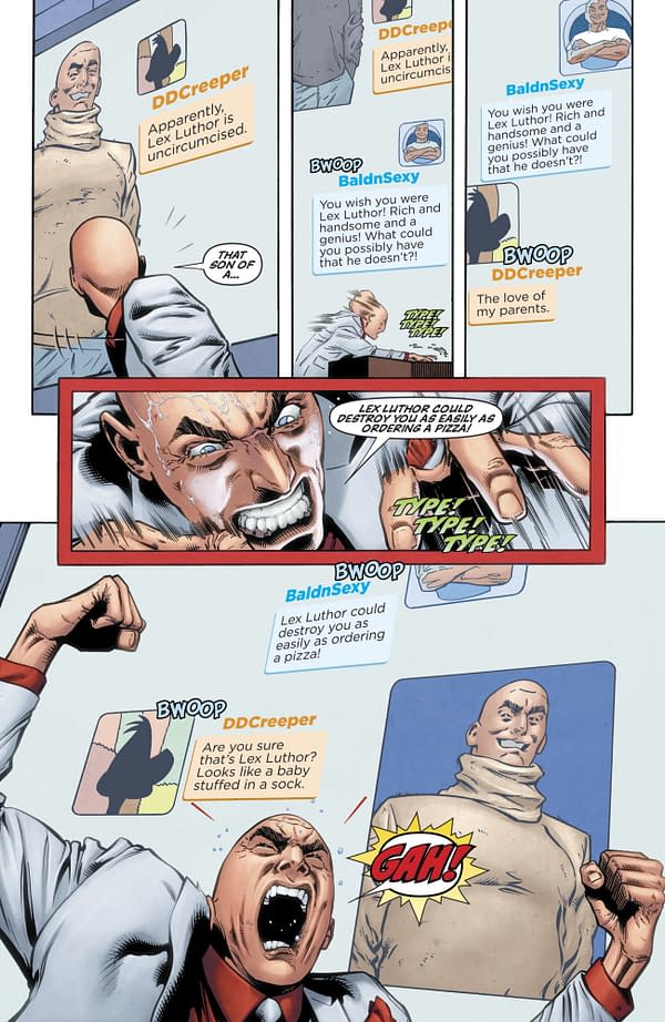 Lex Luthor Teaches Us All About Social Media Security (Porky Pig Spoilers)