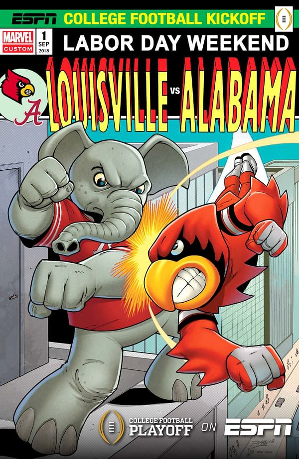 More ESPN Marvel Comics College Football Covers for 2018