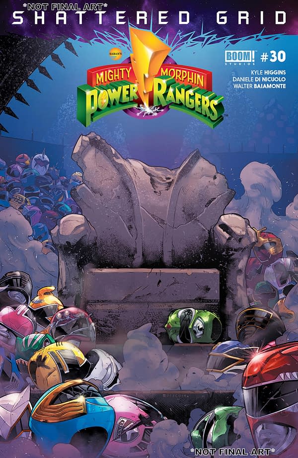 Power Rangers: Shattered Grid Penultimate Preview, Plus Dark Crystal, WWE, and More BOOM! Comics for August 15th