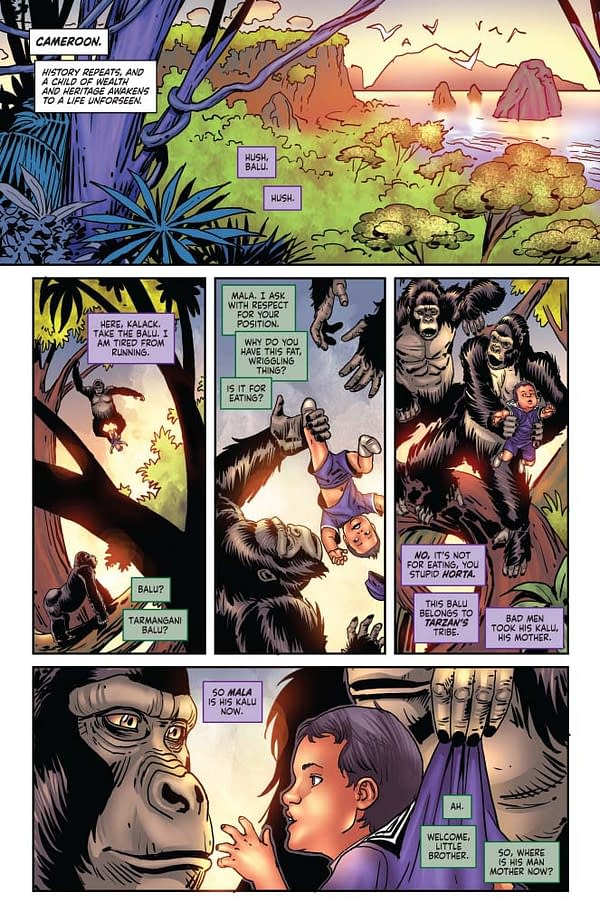 Gail Simone's Writer's Commentary on Red Sonja/Tarzan #4