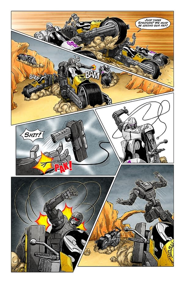 Transforming the Unrustable Toys Into Comic Books