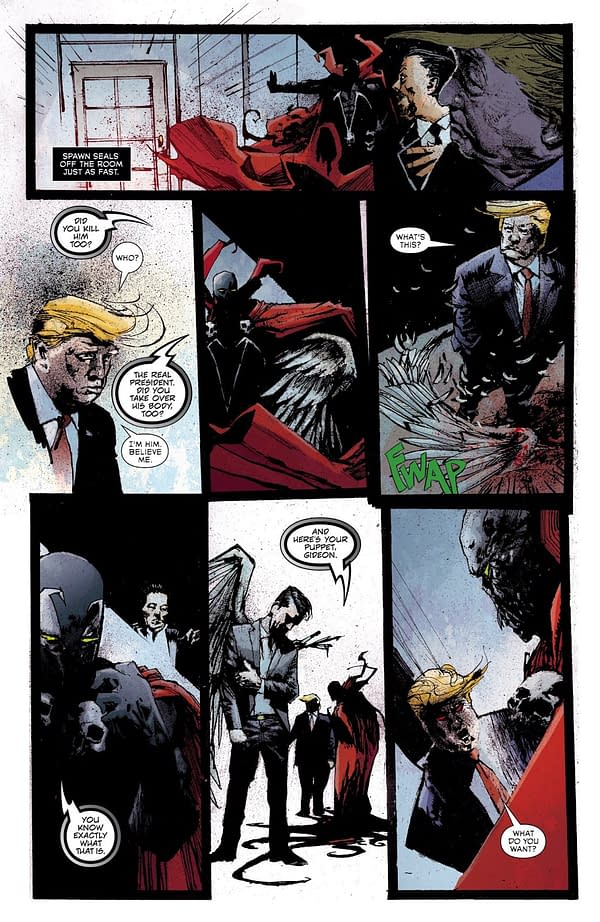 Donald Trump Plays a Demonic Role in Spawn