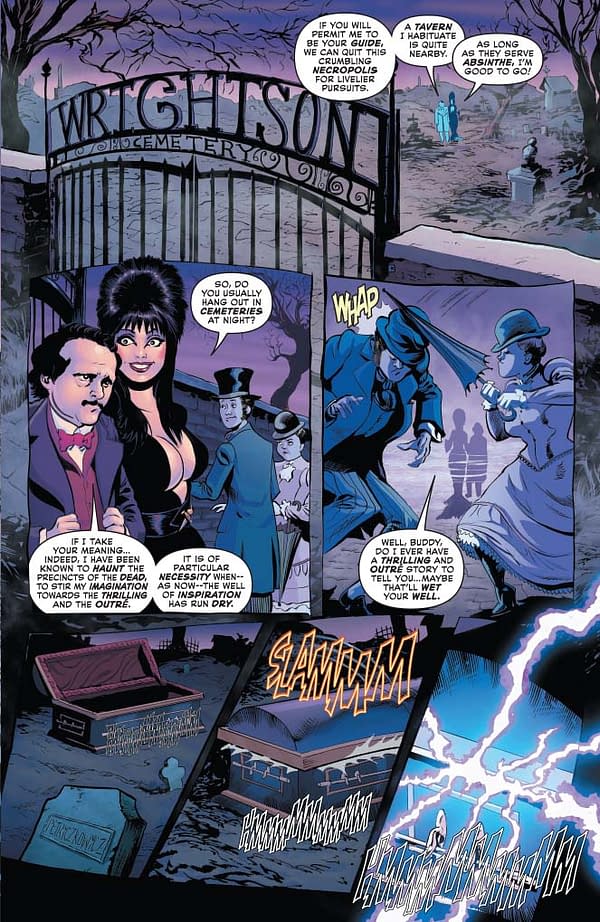 David Avallone and Dave Acosta's Creator Commentary on Elvira: Mistress Of The Dark #2