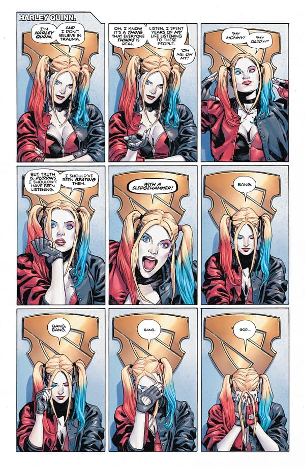 5 Pages from Wednesday's Heroes in Crisis #1