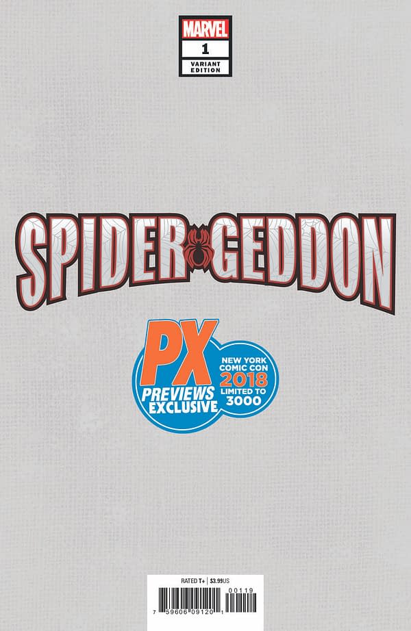 Venom and Spider-Geddon Retailer Exclusive Variants For New York Comic-Con 2018