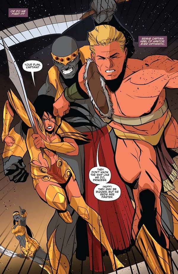 Amy Chu and Her Interns' Commentary on Dejah Thoris #9