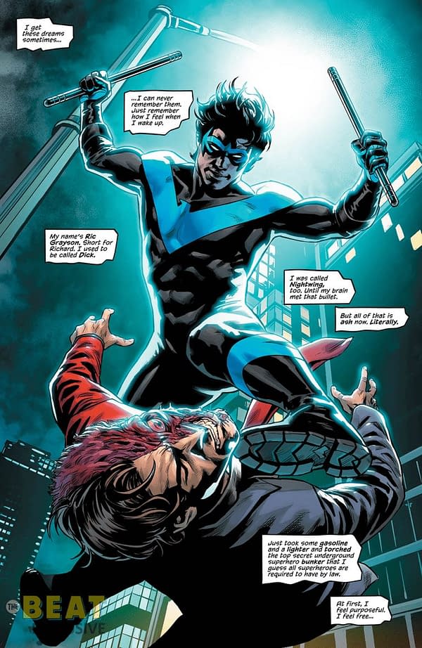 Dick Grayson is Now Called Ric Grayson as Fabian Nicieza Joins Scott Lobdell on Nightwing #51