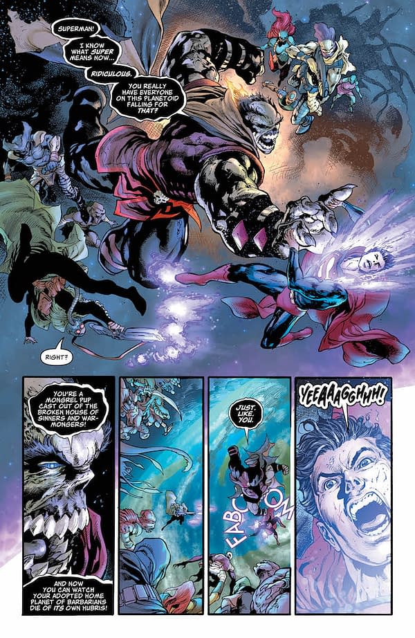 Hitting Rogal Zaar Serves No Purpose According to Superman (Superman #4 Preview)