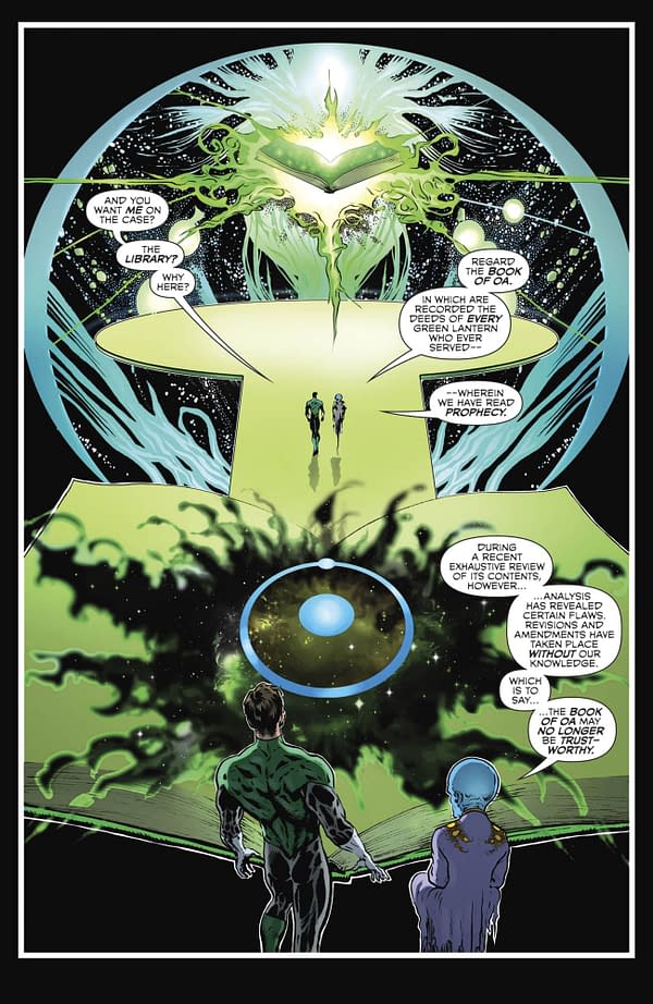 Was That Dr Manhattan in Grant Morrison and Liam Sharp's The Green Lantern #1?