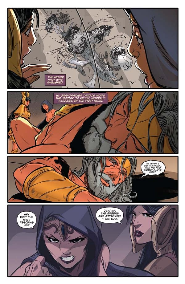 Amy Chu (and Her Interns) Writer's Commentary on Dejah Thoris #10
