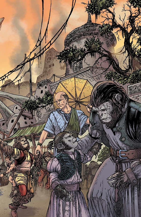 Political Intrigue and Military Might Collide with the Fantastic Planet of the Apes Omnibus