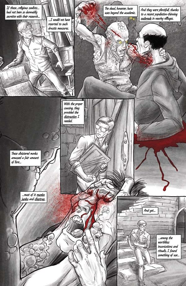 Cullen Bunn's Writer's Commentary on Vampirella Vs Reanimator #1