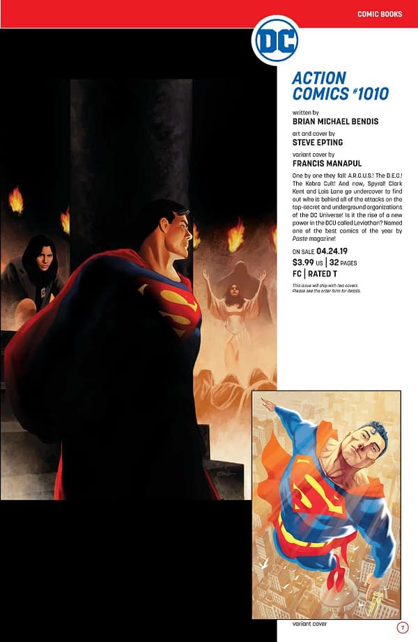 Lois and Clark Team Up for Journalism in Action Comics #1010 This April