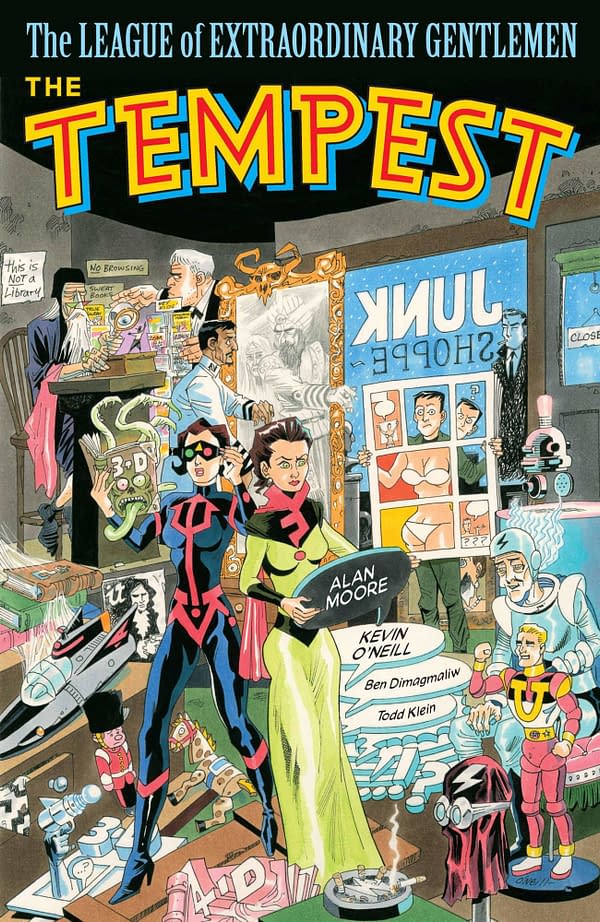 The Cover Of League Of Extraordinary Gentlemen: The Tempest TPB is a  Beano