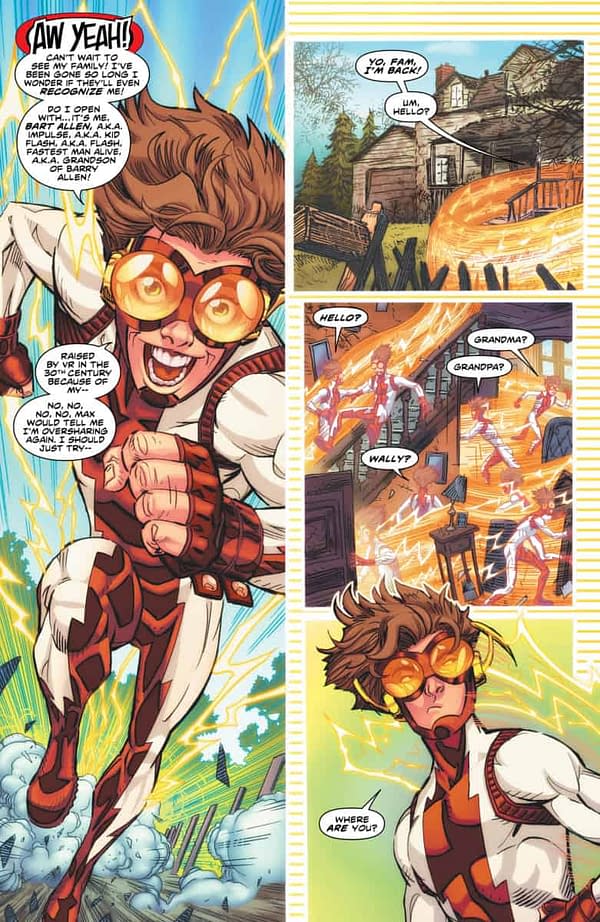 Tomorrow, Flash Annual #2 Notices Wally West Died in Heroes In Crisis &#8211; Previews to Both