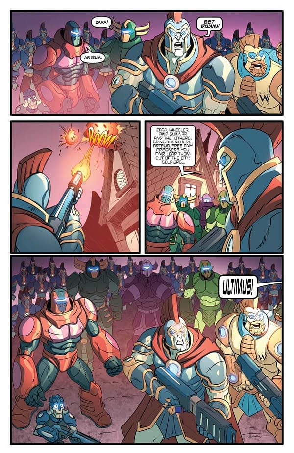 Todd Matthy's Writer's Commentary on Robots Vs Princesses #4