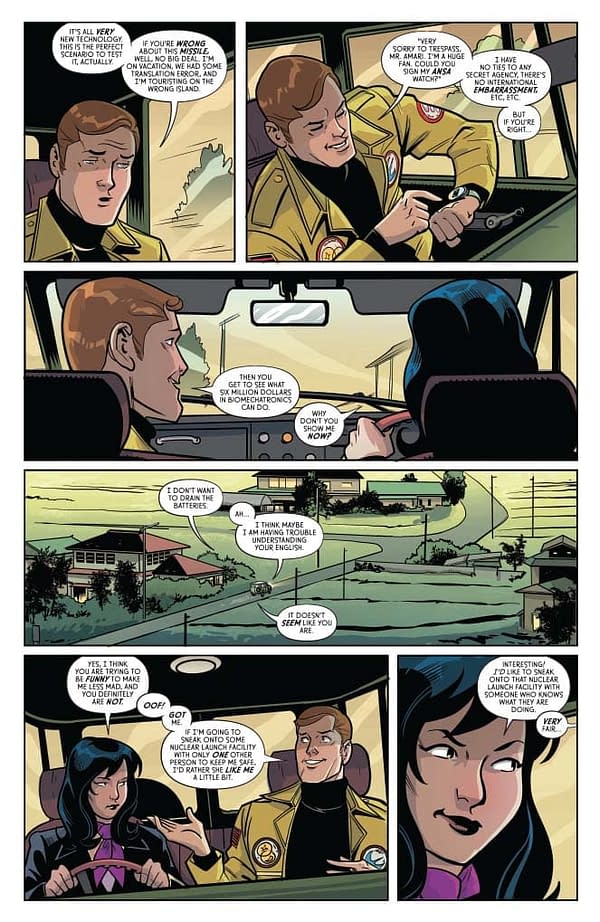 Christopher Hastings' Writer's Commentary on the Six Million Dollar Man #1