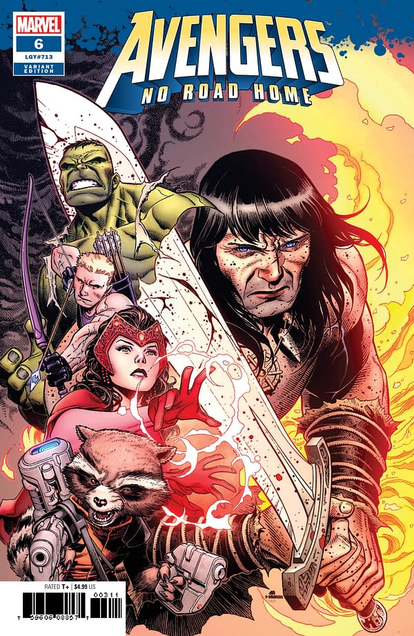 Just How Close Do Scarlet Witch and Conan Get in Avengers : No Road Home #6? (Spoilers)