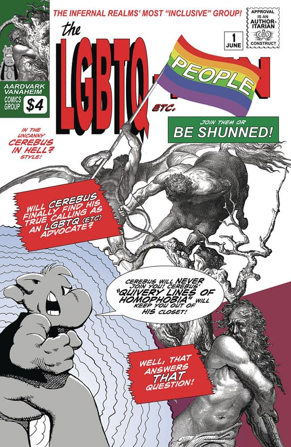 Dave Sim Exhibits 'Quivery Lines Of Homophobia' For LGBTQ-People Vs Cerebus