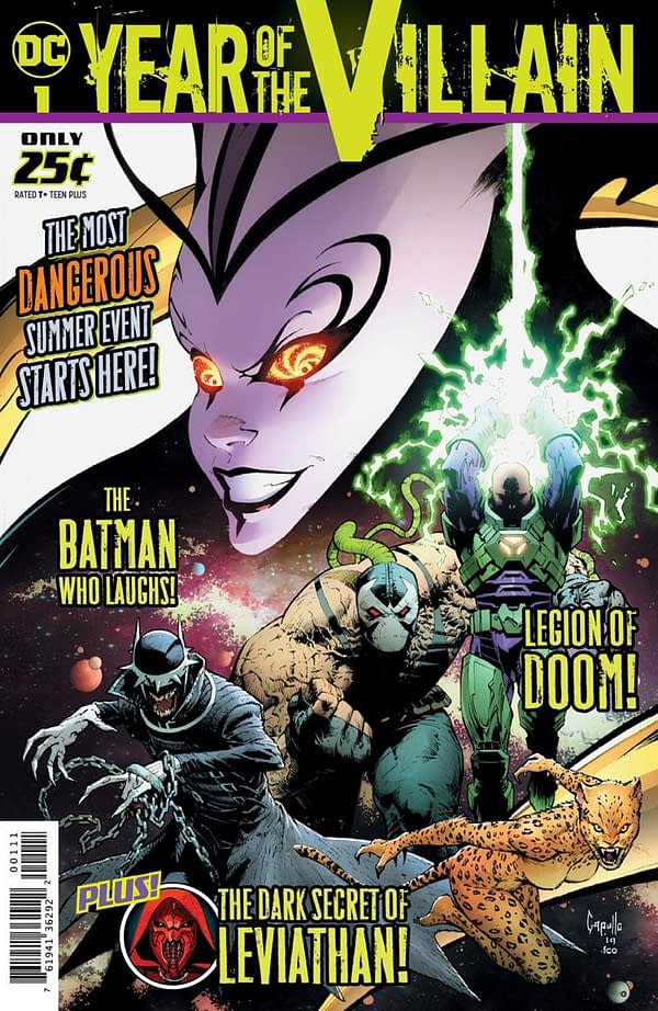 DC's Year of The Villain 25 Cent Comic Gets Some Cover Tezt