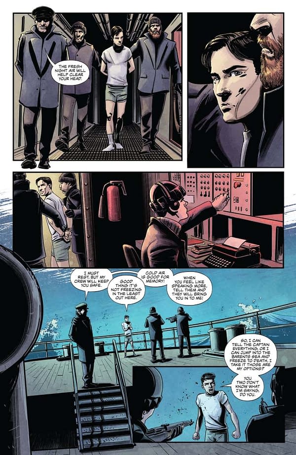 Jeff Parker's Writer's Commentary on James Bond: Origin #8 &#8211; 'Observing What Might Be Useful Later'