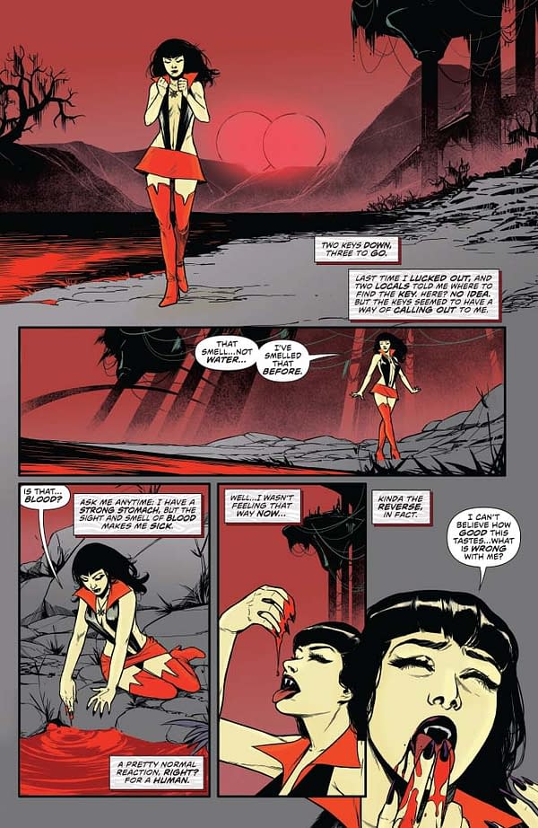 David Avallone's Writer's Commentary on Bettie Page Unbound #2 &#8211; "I'm a Dracula Lady?"