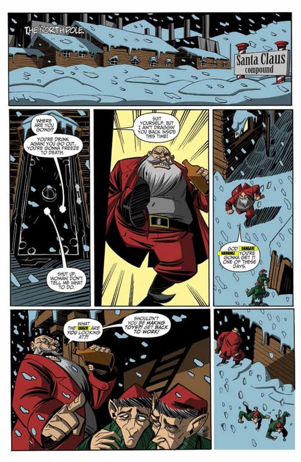 Previewing Action Lab's "Chainsaw Reindeer" Massacre Comic In Time For Christmas