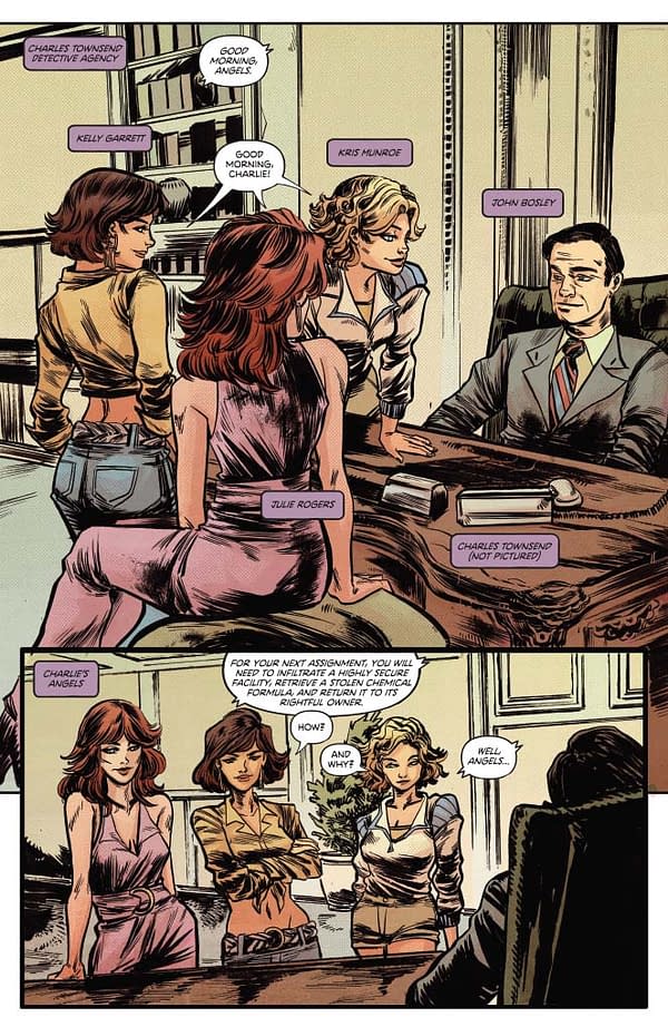 Cameron DeOrdio's Writer's Commentary on Charlie's Angels/Bionic Woman #1,