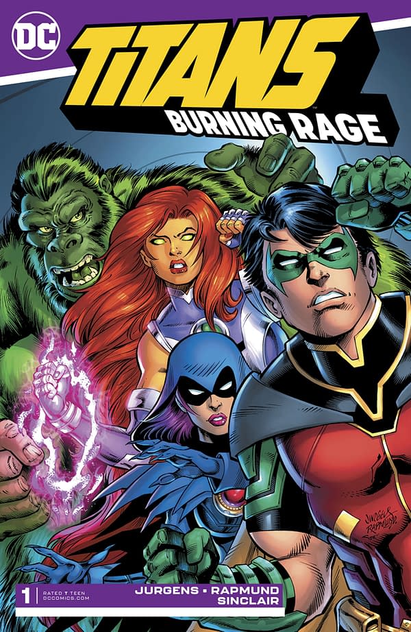 DC Comics Realise They Got Their Titans: Burning Rage Contents Muddled Up