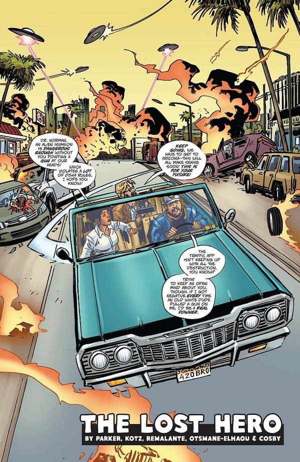 Jeff Parker's Writer's Commentary on Warlord Of Mars Attacks #2