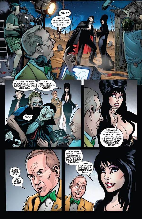 DAVID AVALLONE on ELVIRA: MISTRESS OF THE DARK #9