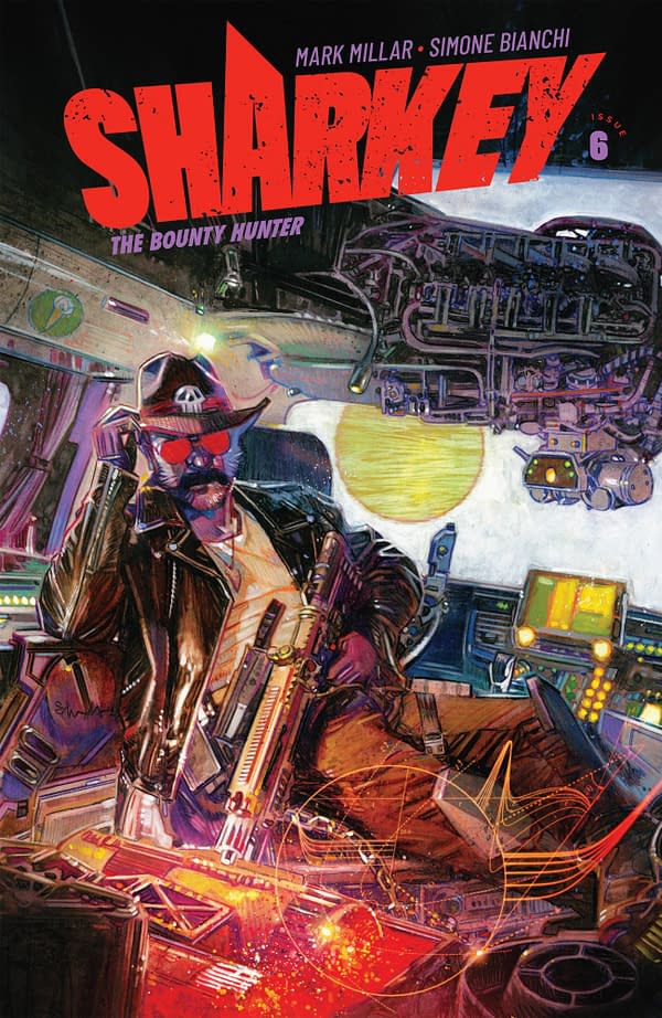LATE: Sharkey The Bounty Hunter #6 Gets a New Cover by Tommy Lee Edwards